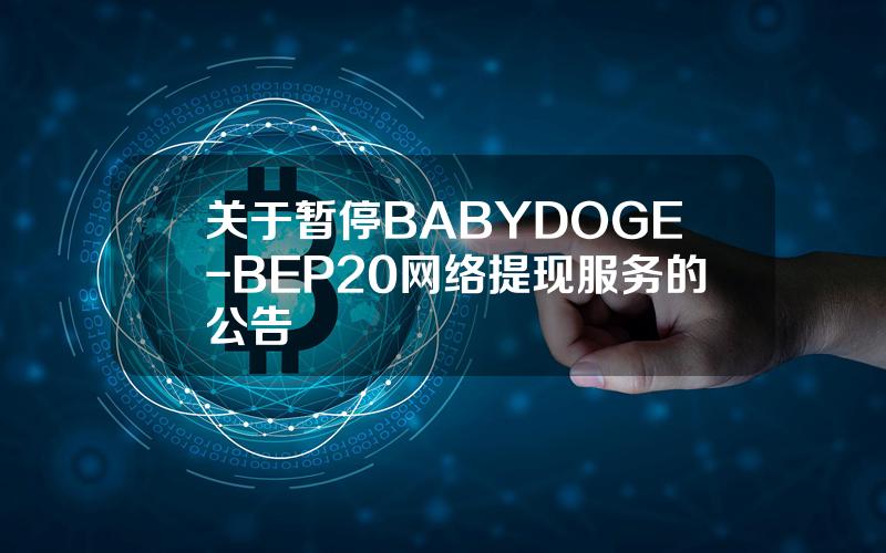 关于暂停 BABYDOGE-BEP20 网络提现服务的公告